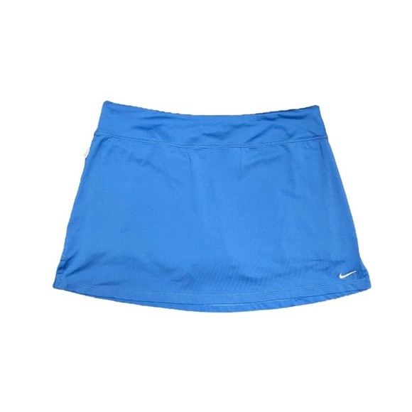 Nike Court Skort‎ Women’s Size Large Blue Spandex Stretchy Shorts  Skirt Tennis - Picture 1 of 7